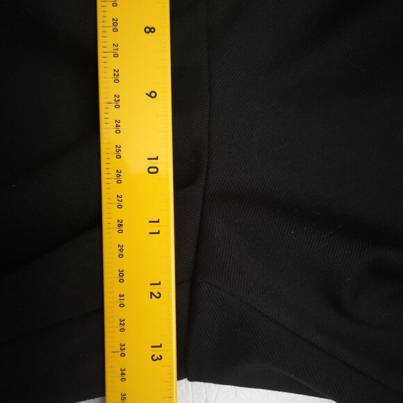 Simply Vera Vera Wang Ladies Size 12 Black Straight Leg Dress Pants - Picture 10 of 11